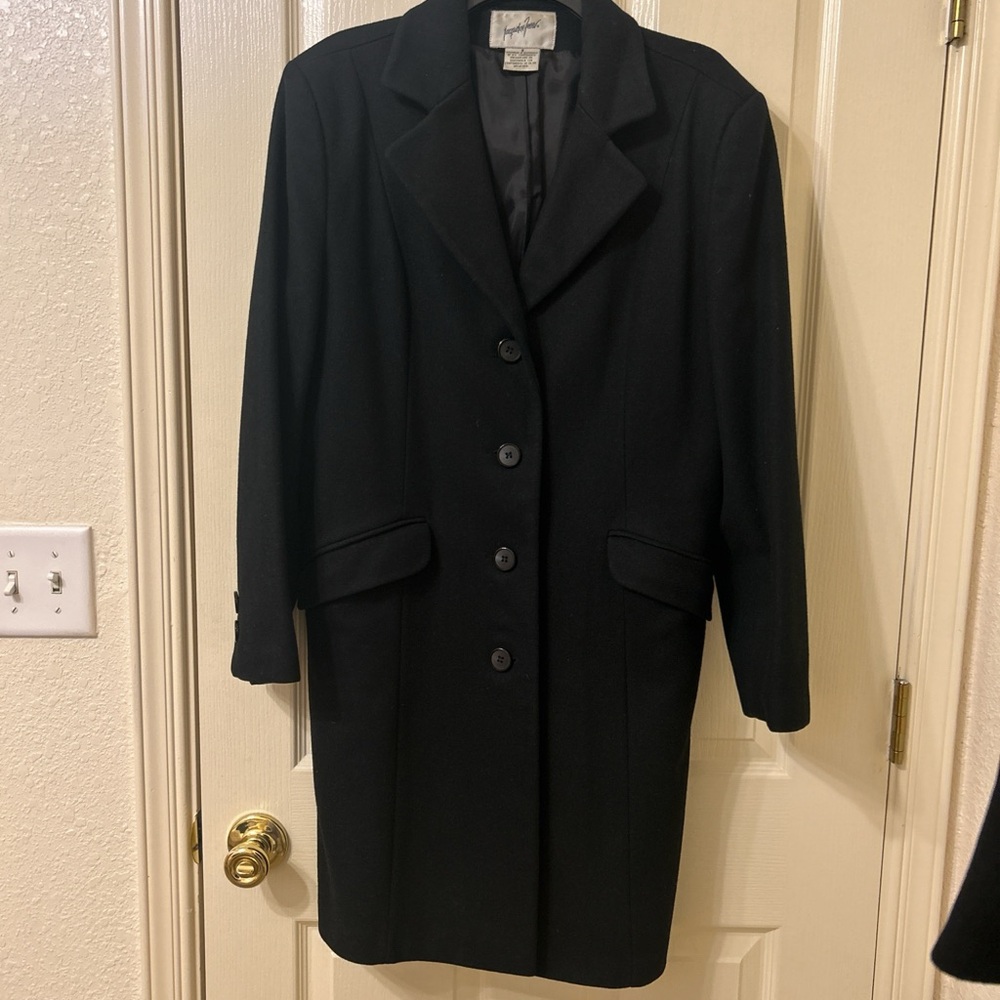 Gallery Classic Black Trench Coat